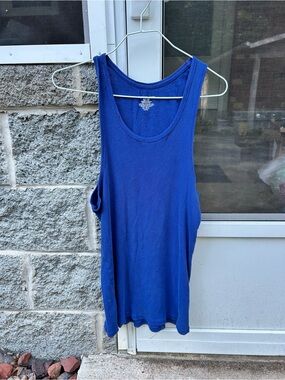 Michael Kors Royal Blue Men's Tank Top, size XL